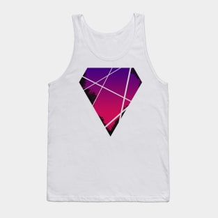 Purple Diamond Tank Top